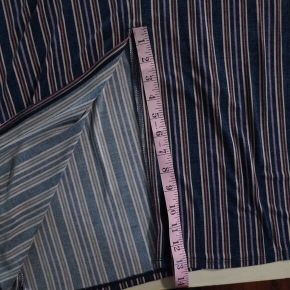 NWT BCBGeneration spaghetti, striped, midi dress - Picture 8 of 9